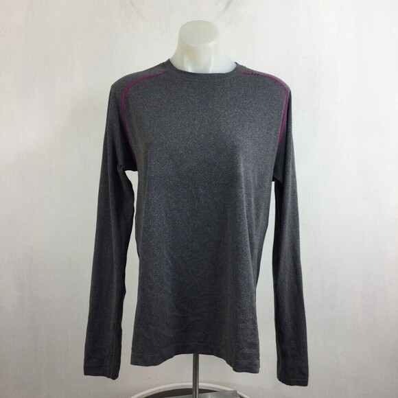 Lululemon Athletica Mens Metal Vent Tech Long Sleeve Shirt Heather Gray Size L - Picture 3 of 8